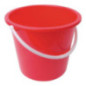 Seau rond en plastique Jantex 10L rouge