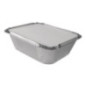 Petites barquettes aluminium rectangulaires Fiesta Recyclable 260ml (lot de 1000)