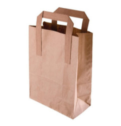 Sacs en papier Compostable marron 305 x 254mm (lot de 250)