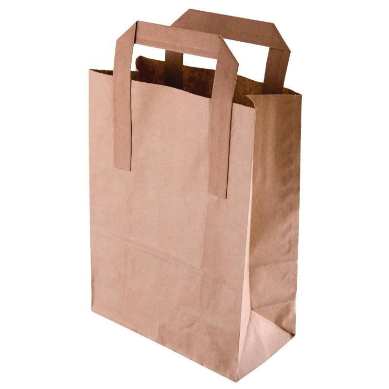 Sacs en papier Compostable marron 305 x 254mm (lot de 250)