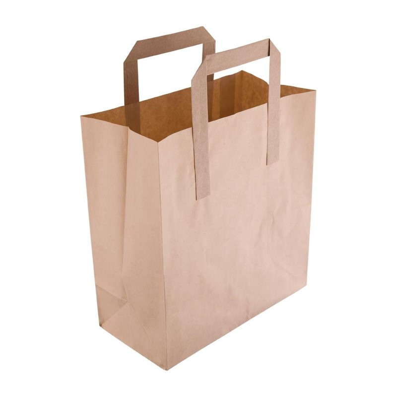 Petits sacs en papier recyclé marron Fiesta Compostable (lot de 250)