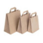 Petits sacs en papier recyclé marron Fiesta Compostable (lot de 250)