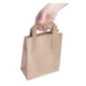 Petits sacs en papier recyclé marron Fiesta Compostable (lot de 250)