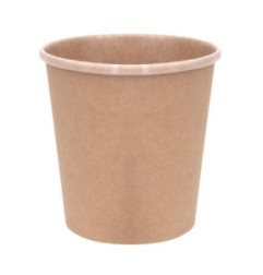 Pots à soupe compostables en PLA Fiesta Compostable 98 mm - 45,4 cl (x500)