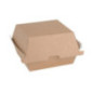 Petites boîtes hamburger compostables kraft Fiesta Compostable 105mm (lot de 200)