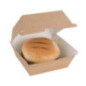 Petites boîtes hamburger compostables kraft Fiesta Compostable 105mm (lot de 200)