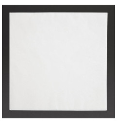 Serviettes dîner 3 plis format 1/4 Fiesta Recyclable 400mm blanches (lot de 1000)