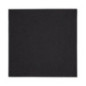 Serviettes dîner 3 plis format 1/4 Fiesta Recyclable 400mm noires (lot de 1000)