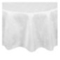 Nappe ronde blanche feuilles de lierre Mitre Luxury Luxor 1725mm