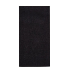 Serviettes diner 3 plis Fiesta Recyclable noires 40x40cm pliage 1/8 (Lot de 1000)