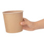 Pots à soupe compostables en PLA Fiesta Compostable 118 mm - 73,8 cl (Lot de 500)