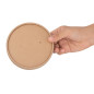 Couvercles en papier pour pots à soupe Fiesta Compostable 118mm FB166 et FB168 (Lot de 500)