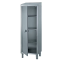 Armoire tournus à toit incliné 1 porte battante : 3 étagères réglables 600x500xH1890mm