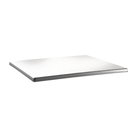 Plateau de table rectangulaire Topalit Classic Line 110x70cm blanc pur