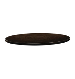 Plateau de table rond Topalit Classic Line 70cm wengé