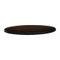 Plateau de table rond Topalit Classic Line 70cm wengé