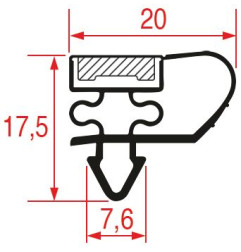 JOINT A ENCASTRER 630x410 mm